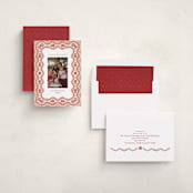 "Cottage Scallop" - Holiday Cards in Peppermint by Julie Murray - Assembled