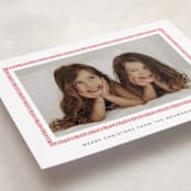 "biscuit" - Holiday Cards in Candy Cane by Sara Hicks Malone - Detail