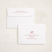 "biscuit" - Holiday Cards in Candy Cane by Sara Hicks Malone - FREE Recipient Addressing