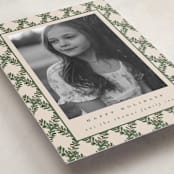 "Holly Trellis" - Holiday Cards in Eggnog by Leah Bisch - Detail