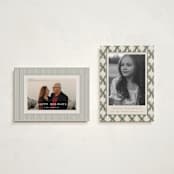 "Holly Trellis" - Holiday Cards in Eggnog by Leah Bisch - Photo Orientation Options