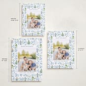 "Nutcracker ribbons" - Holiday Cards in Blue Ribbon by Sarah Knight - Formats Available