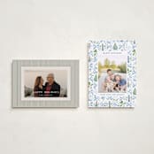 "Nutcracker ribbons" - Holiday Cards in Blue Ribbon by Sarah Knight - Photo Orientation Options