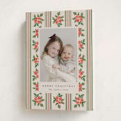 "nostalgic wallpaper" - Holiday Cards in Buttercream by Christy Hy Lee - Folded Card