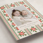 "nostalgic wallpaper" - Holiday Cards in Buttercream by Christy Hy Lee - Detail