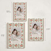 "nostalgic wallpaper" - Holiday Cards in Buttercream by Christy Hy Lee - Formats Available
