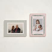 "Sugarpine" - Holiday Cards in Blush by Itsy Belle Studio - Photo Orientation Options