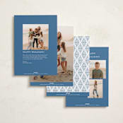 "Winter's Lace" - Holiday Cards in Frost by Paper Sun Studio - Back of Card Options