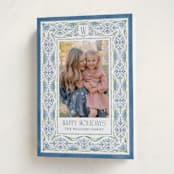 "Winter's Lace" - Holiday Cards in Frost by Paper Sun Studio - Folded Card