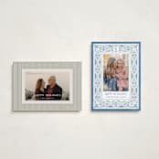 "Winter's Lace" - Holiday Cards in Frost by Paper Sun Studio - Photo Orientation Options