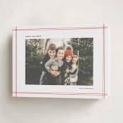 "Frameline" - Holiday Cards in Crimson by Wendy Chung - Folded Card