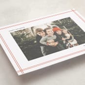 "Frameline" - Holiday Cards in Crimson by Wendy Chung - Detail