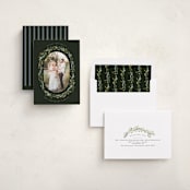 "Juniper Garland" - Holiday Cards in Juniper Berry by Erin L. Wilson - Assembled
