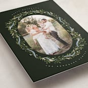 "Juniper Garland" - Holiday Cards in Juniper Berry by Erin L. Wilson - Detail