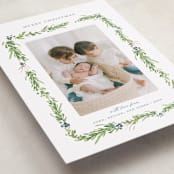 "Berry Garland" - Holiday Cards in Blue Spruce by Melinda Denison - Detail