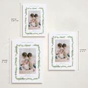 "Berry Garland" - Holiday Cards in Blue Spruce by Melinda Denison - Formats Available