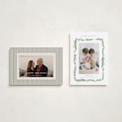 "Berry Garland" - Holiday Cards in Blue Spruce by Melinda Denison - Photo Orientation Options