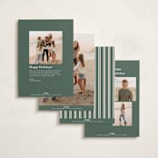 "Preppy frame" - Holiday Cards in Tree by Carolyn MacLaren - Back of Card Options