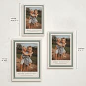 "Preppy frame" - Holiday Cards in Tree by Carolyn MacLaren - Formats Available