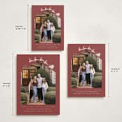 "New Stop" - Holiday Cards in Cinnamon by Heather Schertzer - Formats Available