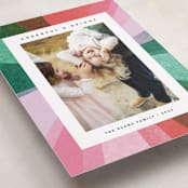 "Rainbow Burst" - Holiday Cards in Peppermint by Carrie Moradi - Detail