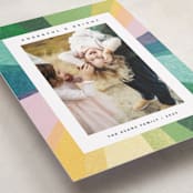 "Rainbow Burst" - Holiday Cards in Sorbet by Carrie Moradi - Detail