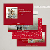 "Our Merry Mayhem" - Holiday Cards in Holly Berry by Robert and Stella - Back of Card Options