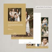 "Deck the New Halls" - Holiday Cards in Ivory by Erica Krystek - Back of Card