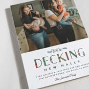 "Deck the New Halls" - Holiday Cards in Ivory by Erica Krystek - Detail
