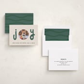 "Joyful Pet" - Holiday Cards in Juniper by Louise Kay - Assembled