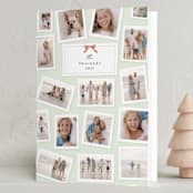 "Multi Stamp Photo" - Holiday Cards in Mint by Hannah Williams - Folded Card