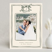 "Christmas Coquette" - Holiday Cards in Evergreen by Ekko Studio - Front