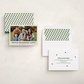 "Pecos" - Holiday Cards in Cactus by Megan Davis - Assembled