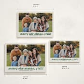 "Pecos" - Holiday Cards in Cactus by Megan Davis - Formats Available
