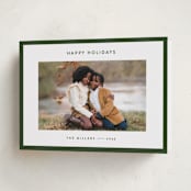 "Border" - Holiday Cards in Spruce by JoAnn Jinks - Folded Card