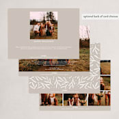 "Merrily Ever After" - Holiday Cards in Snow by Jackie Crawford - Back of Card Options