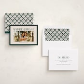 "Married & Bright" - Holiday Cards in Spruce by Ekko Studio - Assembled
