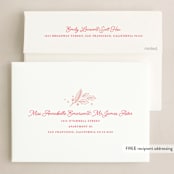 "Very Merry Christmas To You" - Holiday Cards in Cranberry by Kristen Smith - FREE Recipient Addressing