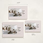"Messy & Bright" - Holiday Cards in Blush by Iveta Angelova - Formats Available