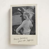 "Grandma's photo" - Holiday Cards in Cookie Dough by Adelyn T. - Folded Card