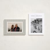"Quartzite" - Holiday Cards in Flannel by Wildfield Paper Co - Photo Orientation Options