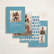 "Durham" - Holiday Cards in Sky by Jackie Crawford - Back of Card Options