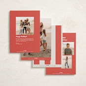 "Aperitivo" - Holiday Cards in Stocking by Megan Davis - Back of Card Options