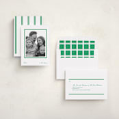 "Poplin" - Holiday Cards in Garland by Megan Davis - Assembled
