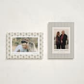 "Block Print Holiday" - Holiday Cards in Evergreen Berry by Chelsea Petaja - Photo Orientation Options