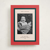 "Classic Wrap" - Holiday Cards in Candied Apple by Annie Clark - Front