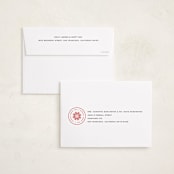 "Classic Wrap" - Holiday Cards in Candied Apple by Annie Clark - FREE Recipient Addressing