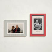 "Classic Wrap" - Holiday Cards in Candied Apple by Annie Clark - Photo Orientation Options