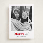 "Festive-ish" - Holiday Cards in Holly by Carrie ONeal - Front