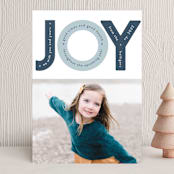 "Capital Joy" - Holiday Cards in Frost by Gwen Bedat - Front